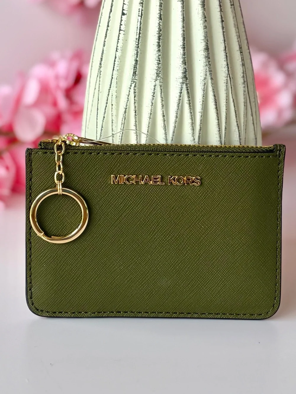 Michael Kors Duffle Card Case Coin Pouch Small Wallet